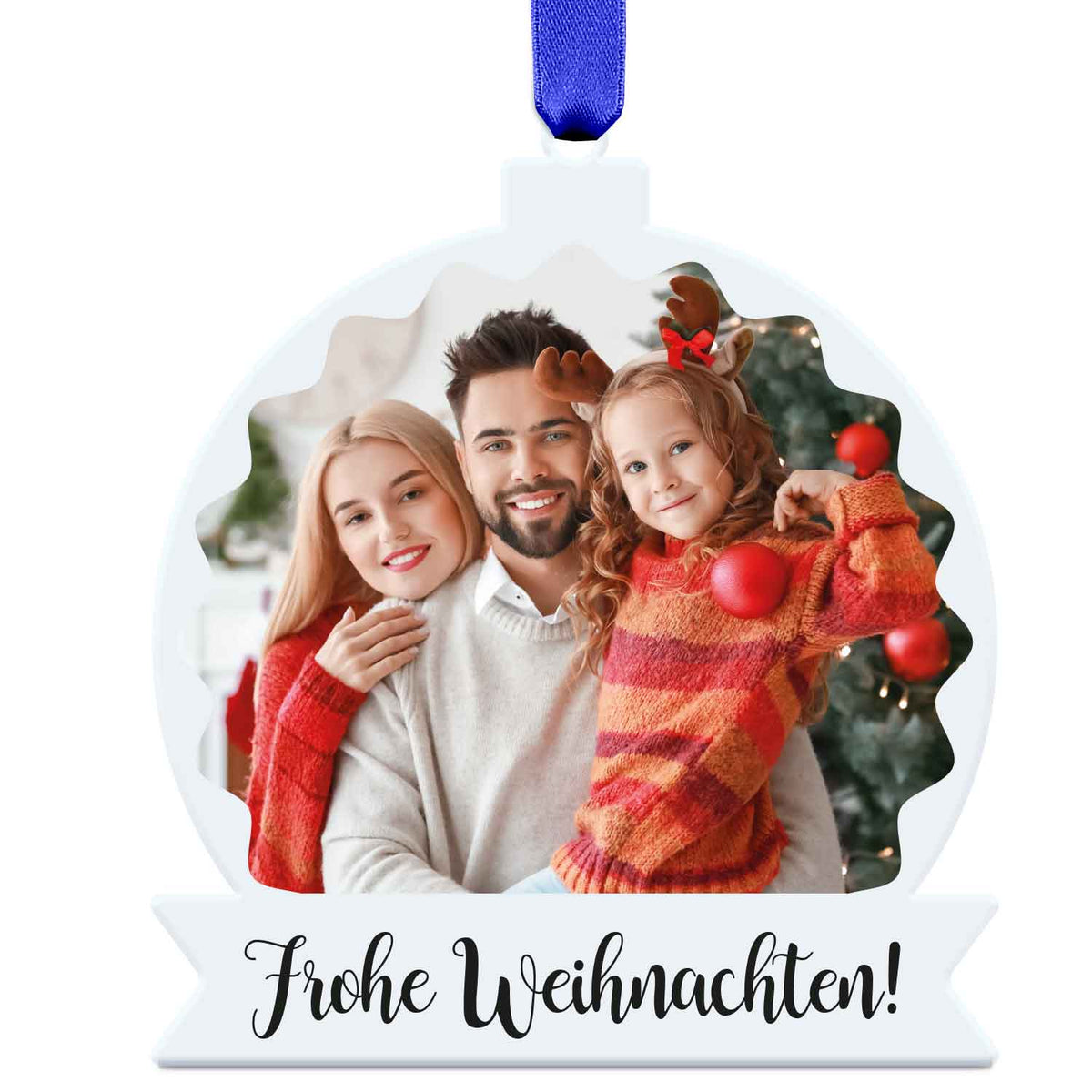 Christbaumschmuck aus Acryl - Foto - Weihnachtsanhänger