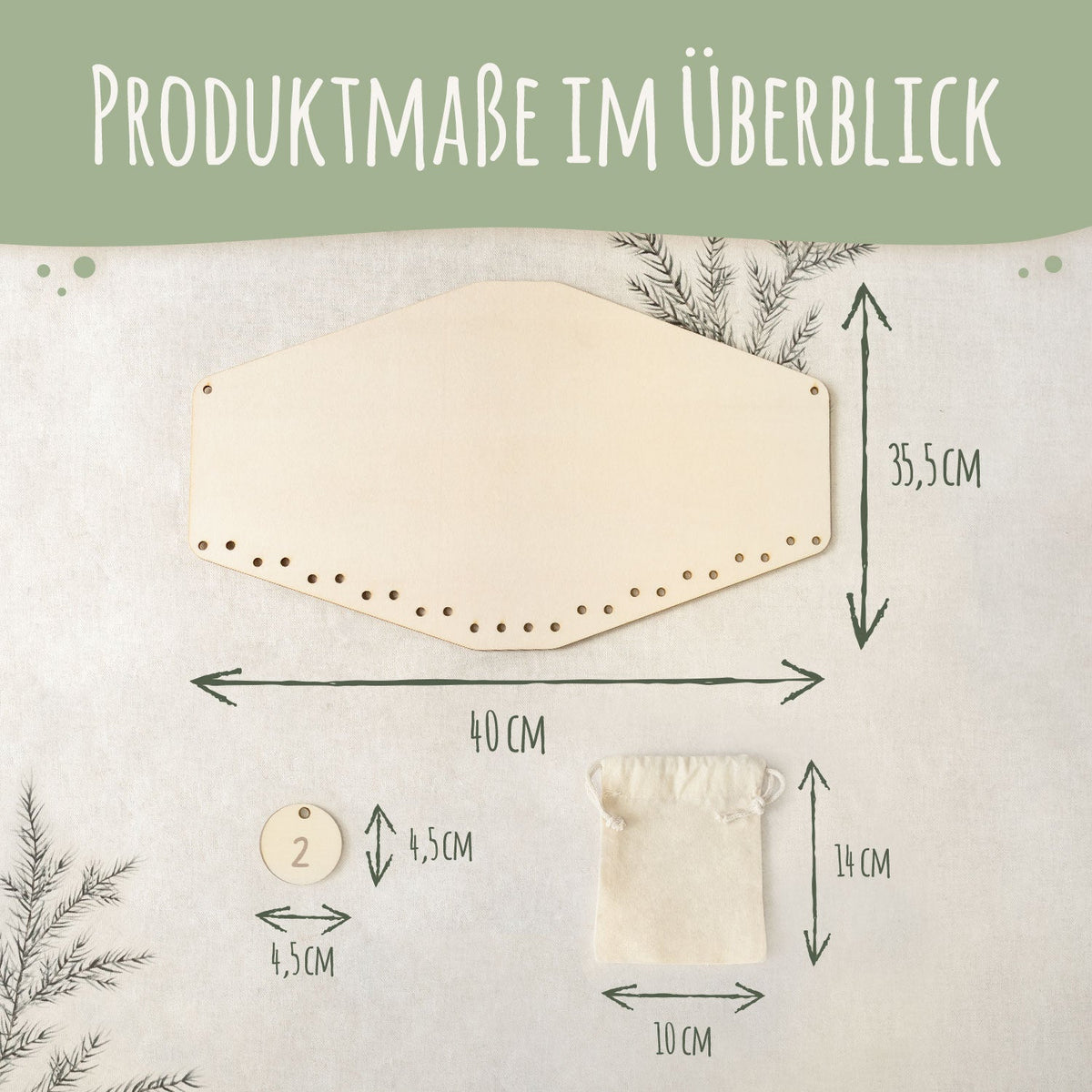 Personalisierter Adventskalender aus Holz mit Druckmotiv & Namen - Wichtel