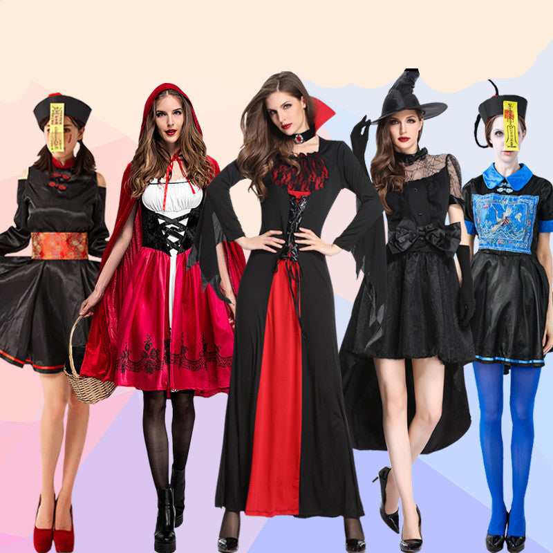 Halloween Vampir-Kostüm für Damen – Hexen-, Braut- & Zombie-Look