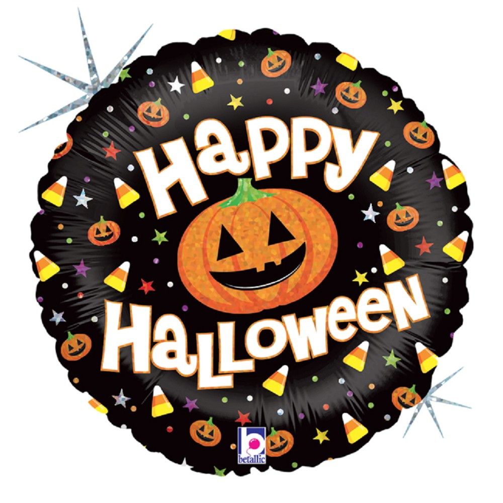 Halloween Folienballon „Halloween Fun“ – Ø 46 cm / 18 Zoll