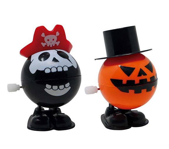 Halloween-Figuren Kürbis & Skelett