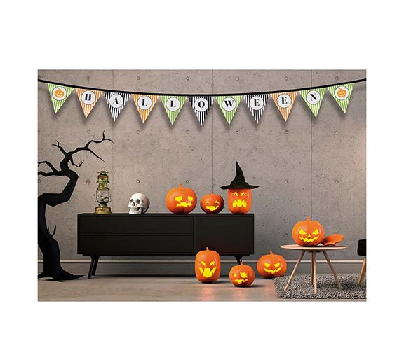 Halloween-Wimpelkette