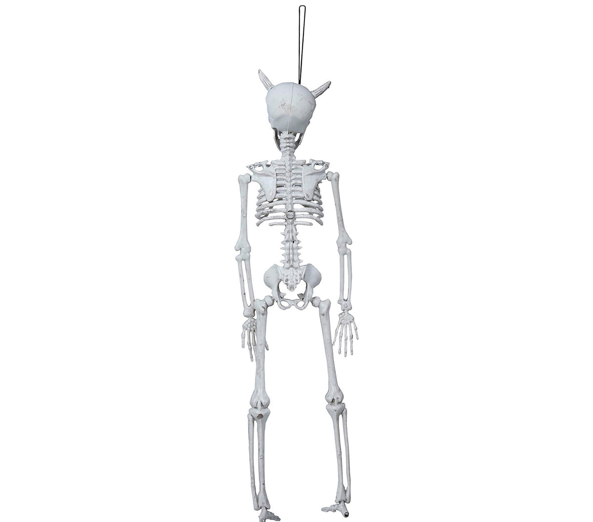 Skelett-Hängefigur mit Hörnern