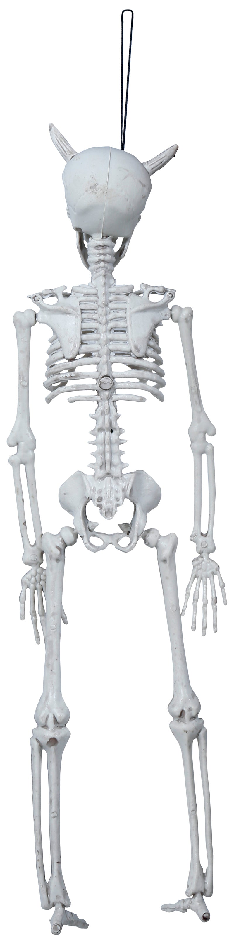 Skelett-Hängefigur mit Hörnern