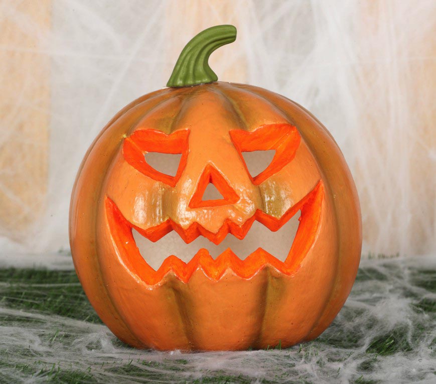 Grusel-Kürbis – Halloween-Deko