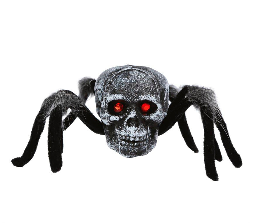 Totenkopf-Spinne – Halloween-Deko