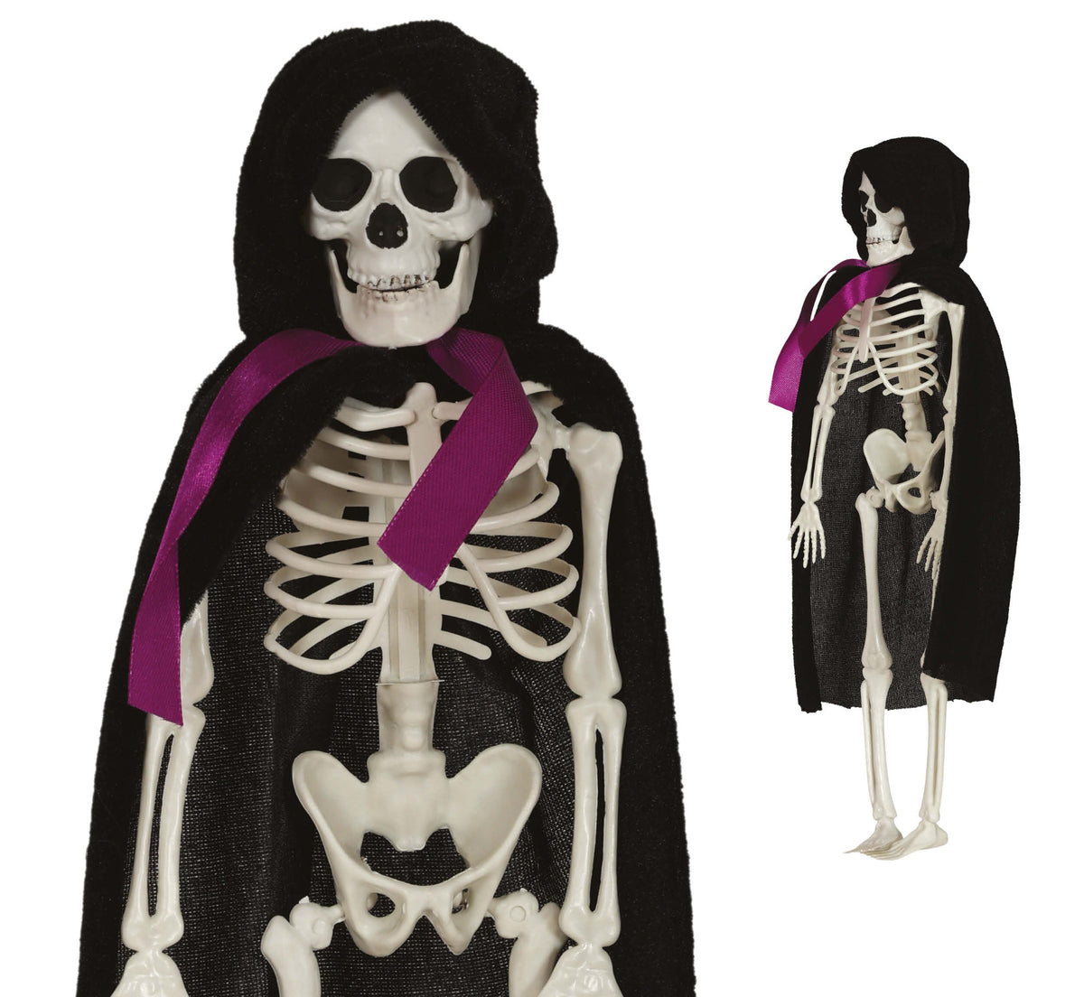 Skelett-Hängefigur mit Umhang
