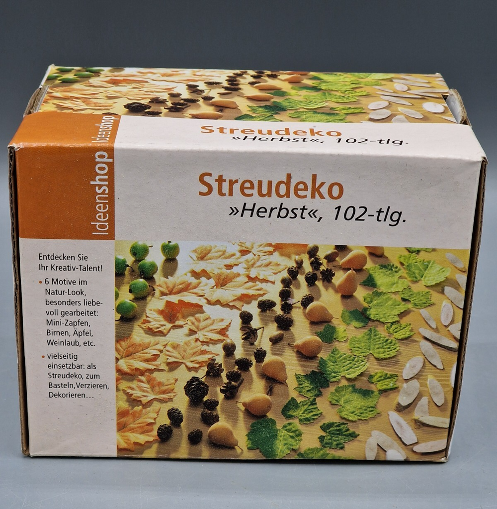 Ideenshop Streudeko Herbst – 102-teiliges Deko-Set für Tisch & Zuhause