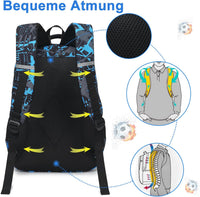 LEDAOU Schulrucksack Junge Teenager Kinder Juvenile Mädchen Daypack Mädchen Freizeitrucksack Backpack