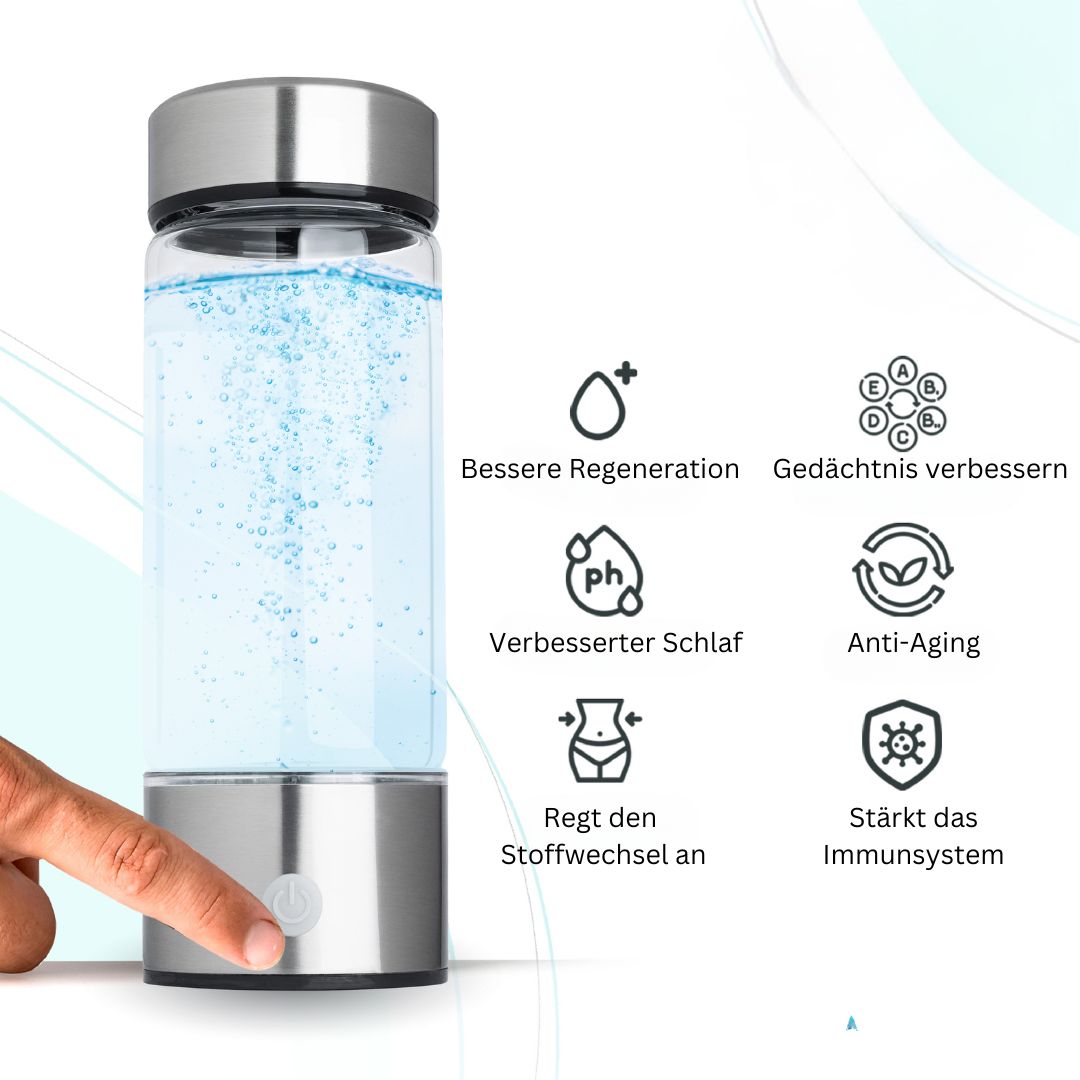 Cubiro Premium Wasserstoff-Wasserflasche