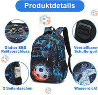 LEDAOU Schulrucksack Junge Teenager Kinder Juvenile Mädchen Daypack Mädchen Freizeitrucksack Backpack