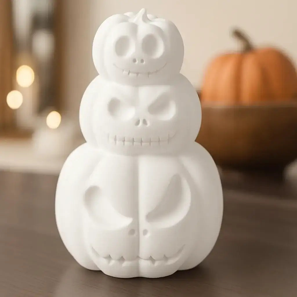 Halloween Kürbis-Figur – handgemachte Deko für Herbst & Spooky Season