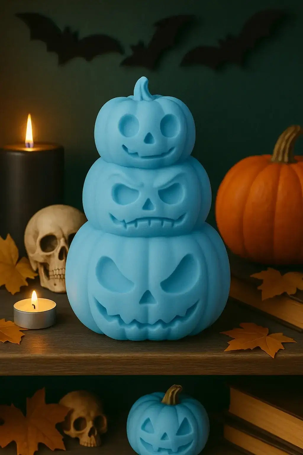 Halloween Kürbis-Figur – handgemachte Deko für Herbst & Spooky Season