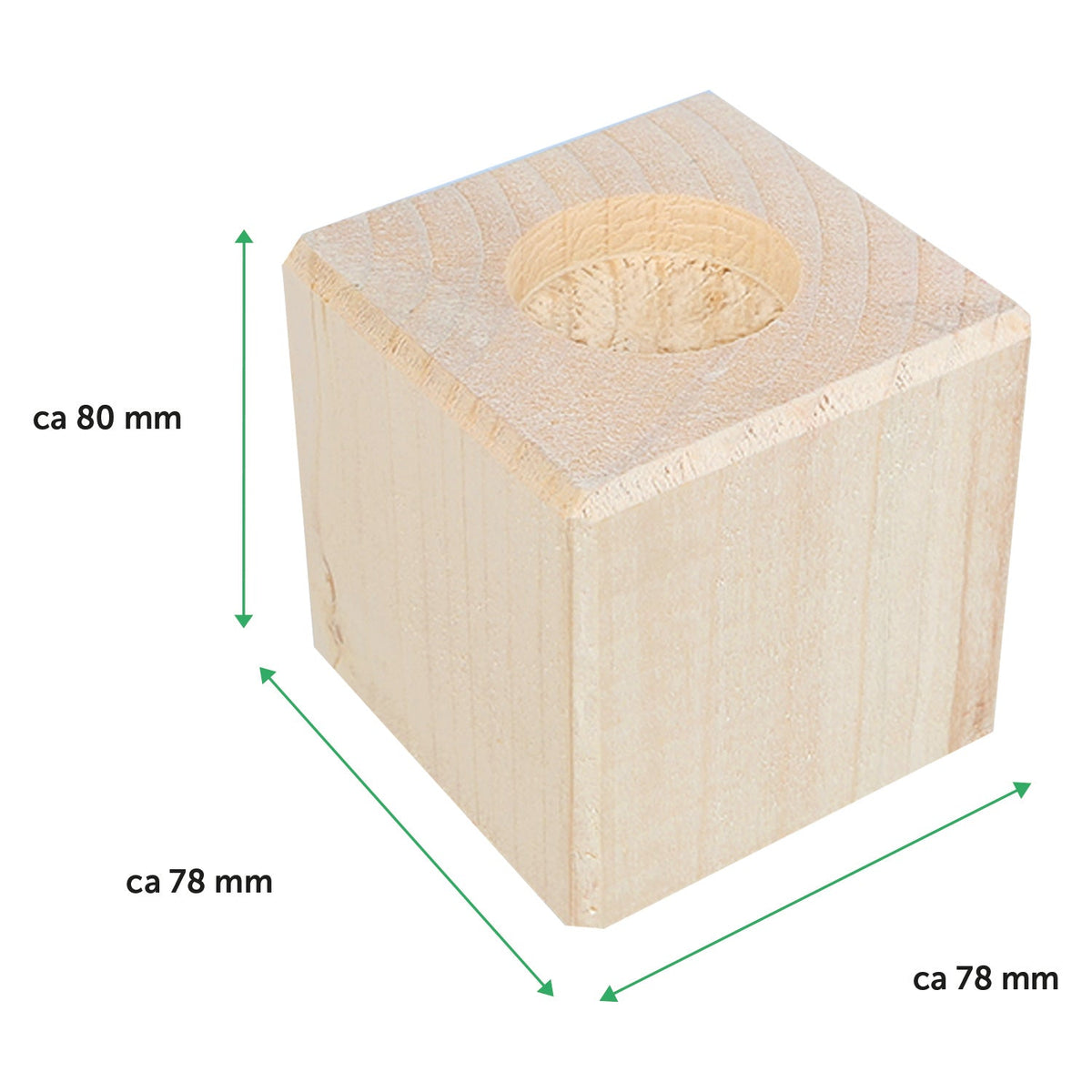 Teelichthalter mit Gravur aus Holz für Mama - Einen Engel ohne Flügel... - Persönliches Geschenk für