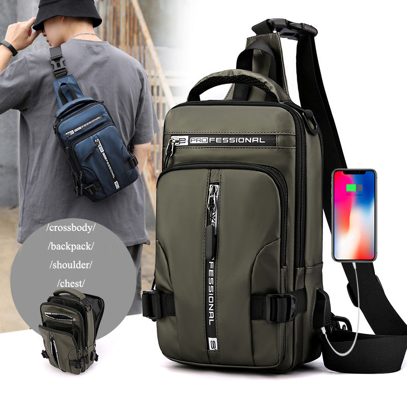 Cubiro - Multifunktionaler Rucksack für Schulter und Brust