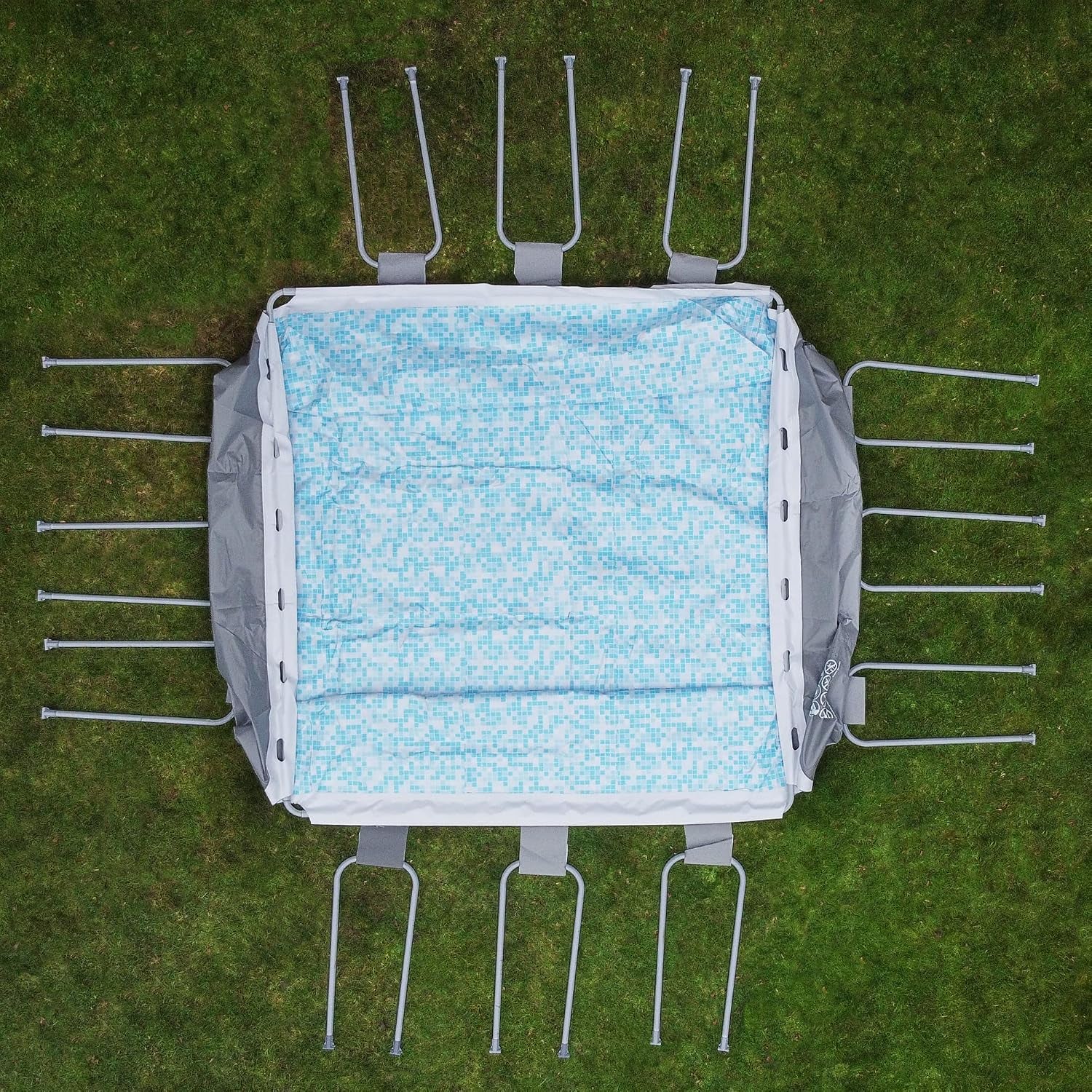 Your GEAR Steel Frame Pool - Div. Modelle/Größen - Rund Rechteckig Oder Quadratisch, 70-122 Cm Hoch Stahlrahmenpool Gartenpool Aufstellpool Schwimmbecken 300X200 300X300 400X200 Ø 366Cm Ø 457Cm