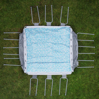 Your GEAR Steel Frame Pool - Div. Modelle/Größen - Rund Rechteckig Oder Quadratisch, 70-122 Cm Hoch Stahlrahmenpool Gartenpool Aufstellpool Schwimmbecken 300X200 300X300 400X200 Ø 366Cm Ø 457Cm