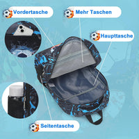 LEDAOU Schulrucksack Junge Teenager Kinder Juvenile Mädchen Daypack Mädchen Freizeitrucksack Backpack