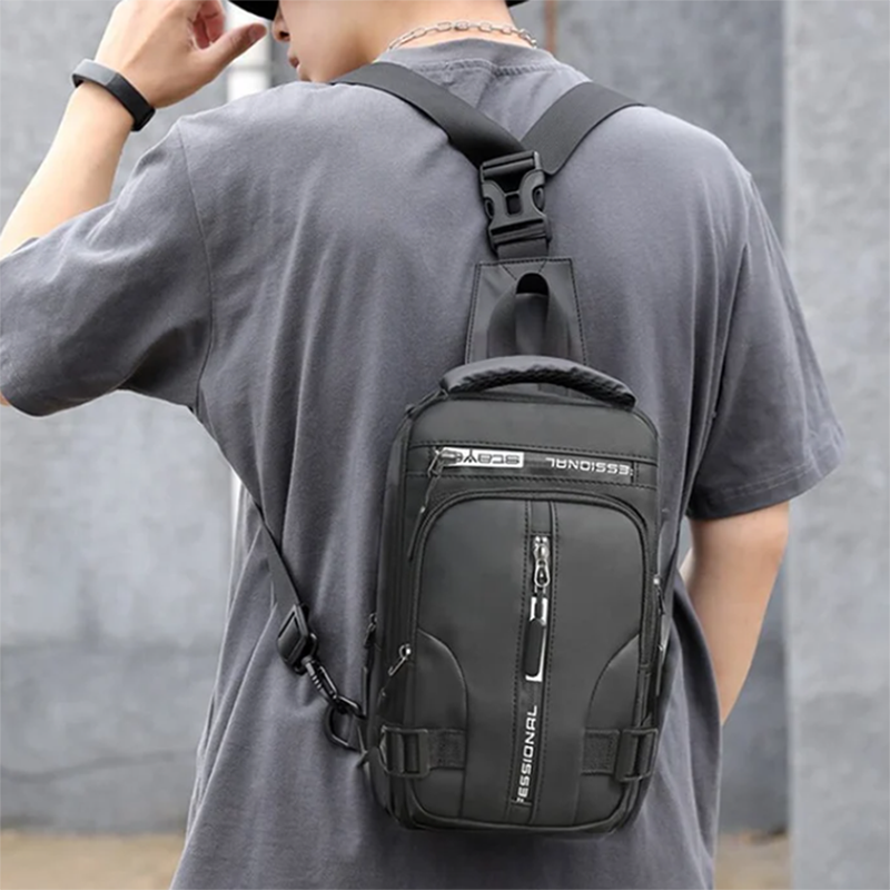 Cubiro - Multifunktionaler Rucksack für Schulter und Brust