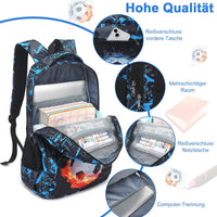 LEDAOU Schulrucksack Junge Teenager Kinder Juvenile Mädchen Daypack Mädchen Freizeitrucksack Backpack