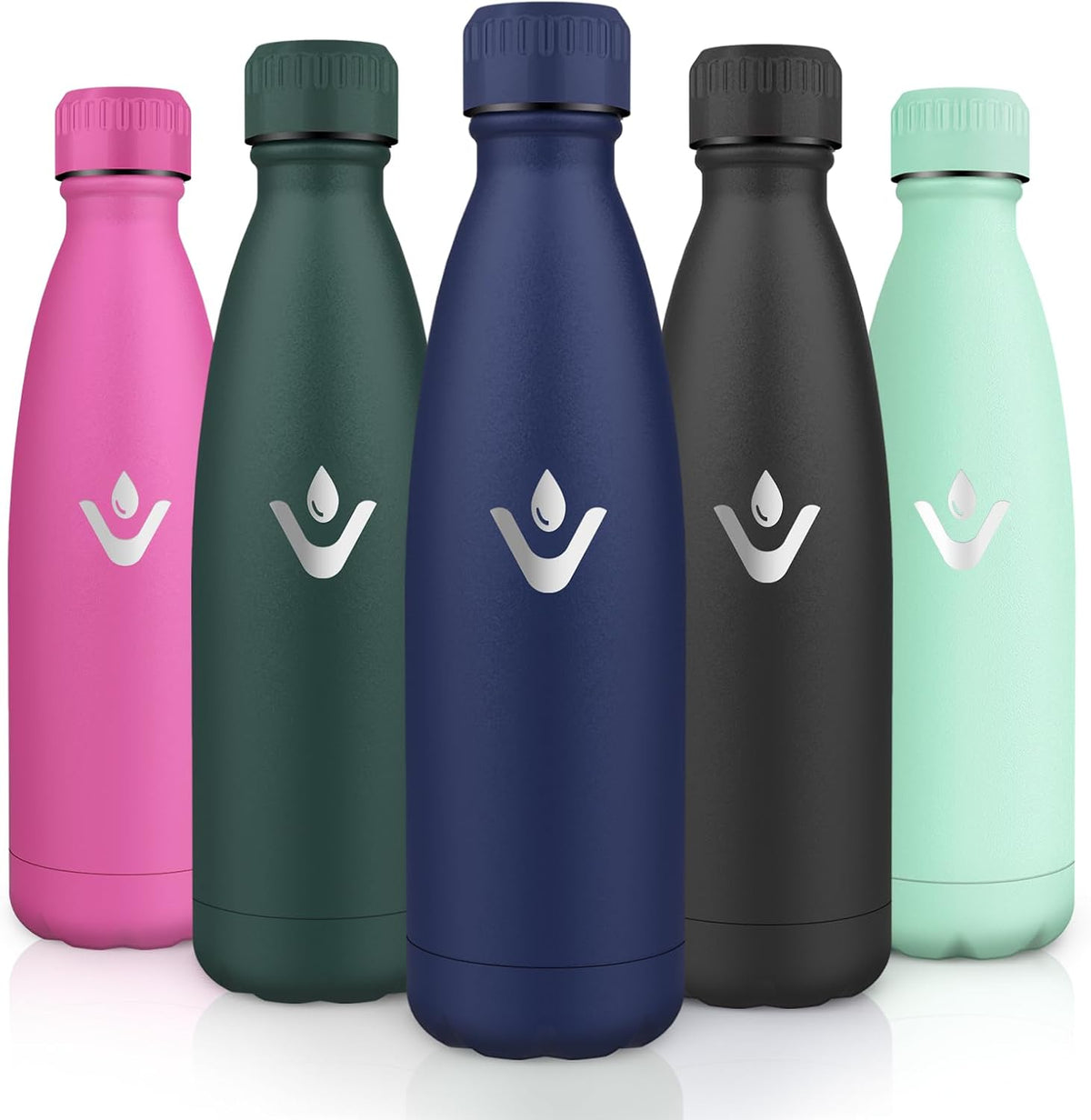 Motswedi Trinkflasche Edelstahl, 750Ml Kalt&Warm, Thermosflasche, Vakuumisolierte, Trinkflasche Kinder, Auslaufsicher, Wasserflasche Für Sport, Schule, Fitness, Schule, Outdoor, Dunkelblau