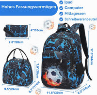 LEDAOU Schulrucksack Junge Teenager Kinder Juvenile Mädchen Daypack Mädchen Freizeitrucksack Backpack